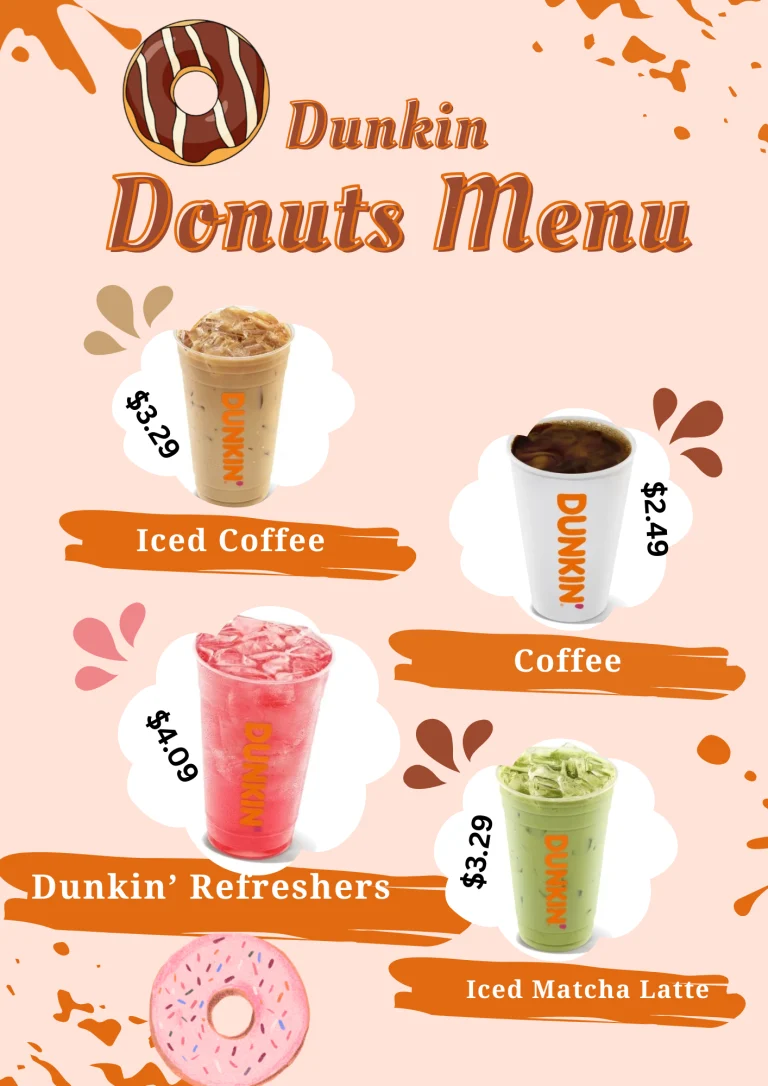 Dunkin Menu 2026 With Prices and Pictures