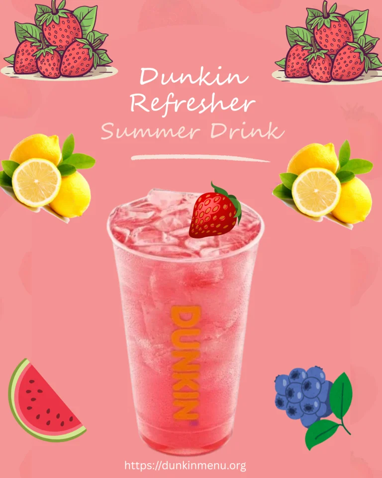 Dunkin Menu
