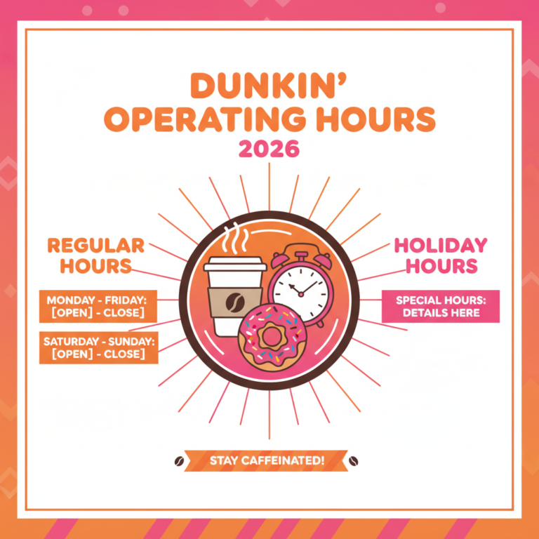 dunkin hours