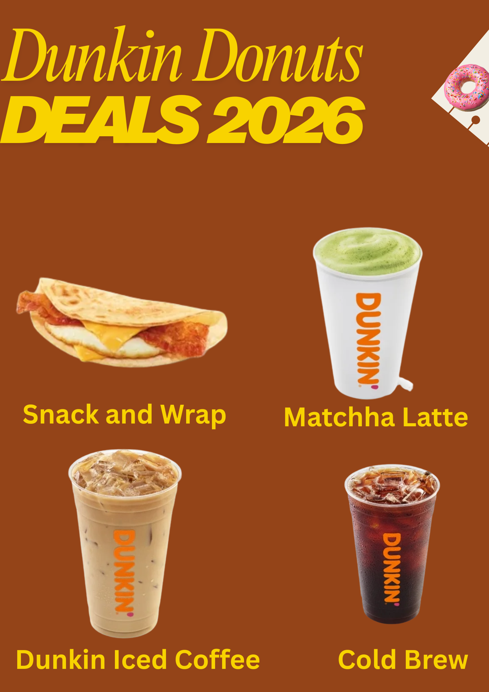 Dunkin Menu