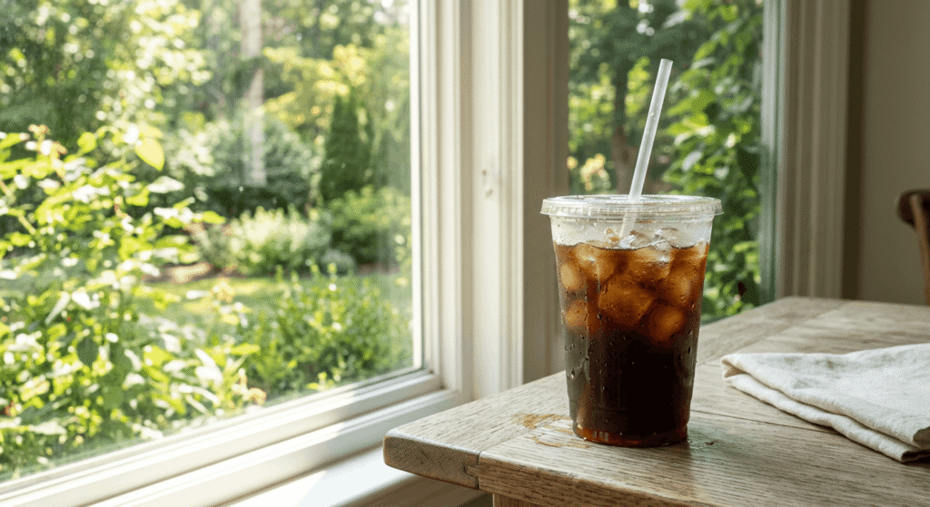 dunkin iced coffee price with sizes in a real world setting
