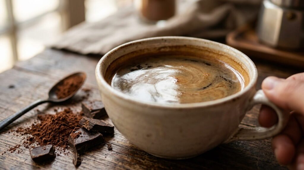 Dunkin Midnight Coffee flavor profile with chocolate notes