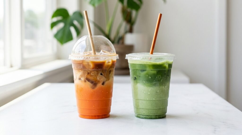 Dunkin vs Starbucks summer drinks 2026 side by side comparison