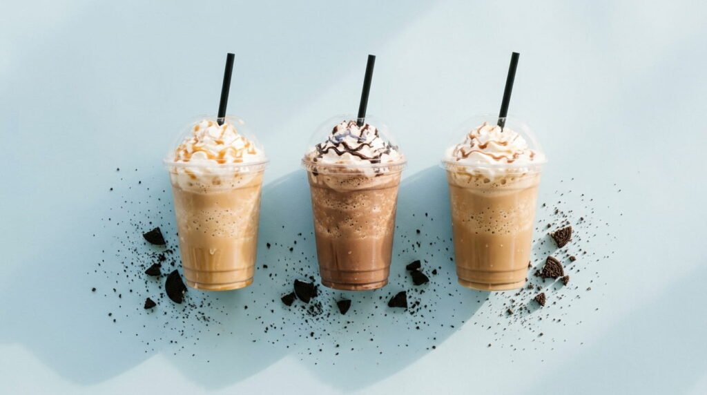 Dunkin Oreo Coolatta and Oreo Cloud Latte summer 2026 lineup flat lay