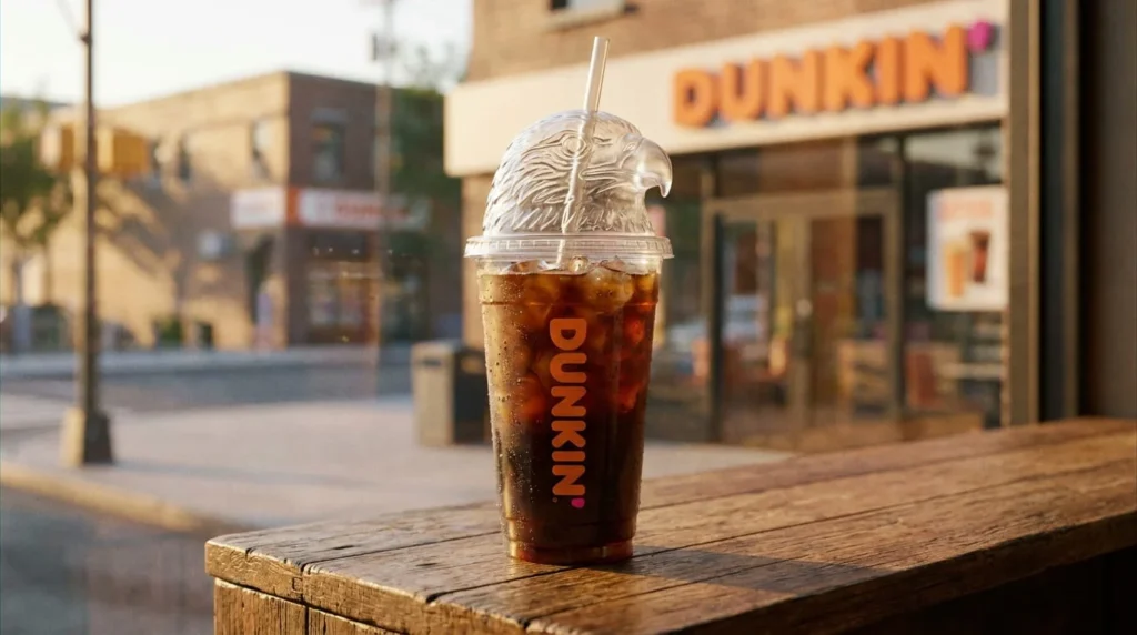 Dunkin Eagle Cup collectible for the 4th of July 2026 promotion