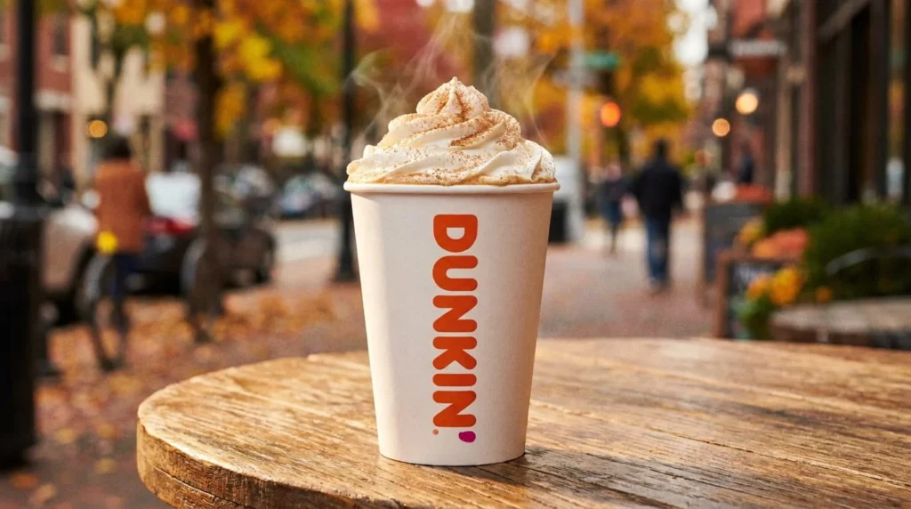 Dunkin pumpkin spice signature latte fall 2026