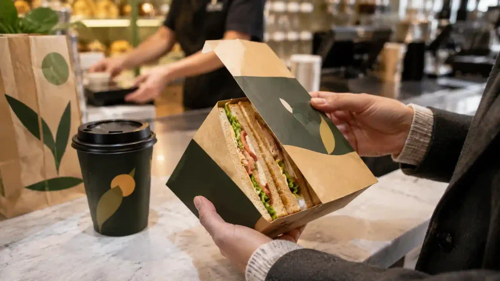 Branded Takeaway Packaging Coffee Breakfast MBPAK

